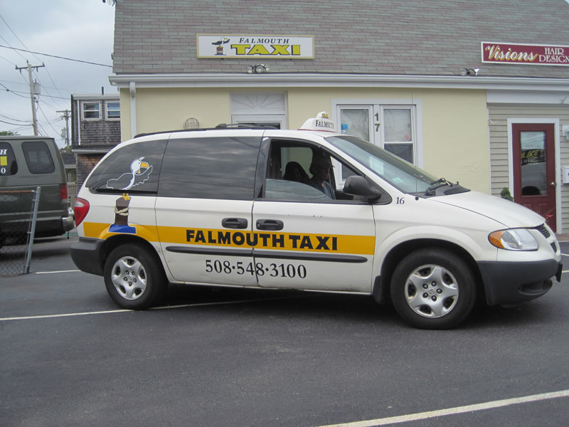 Falmouth Taxi 6 passenger van for local and long distance service